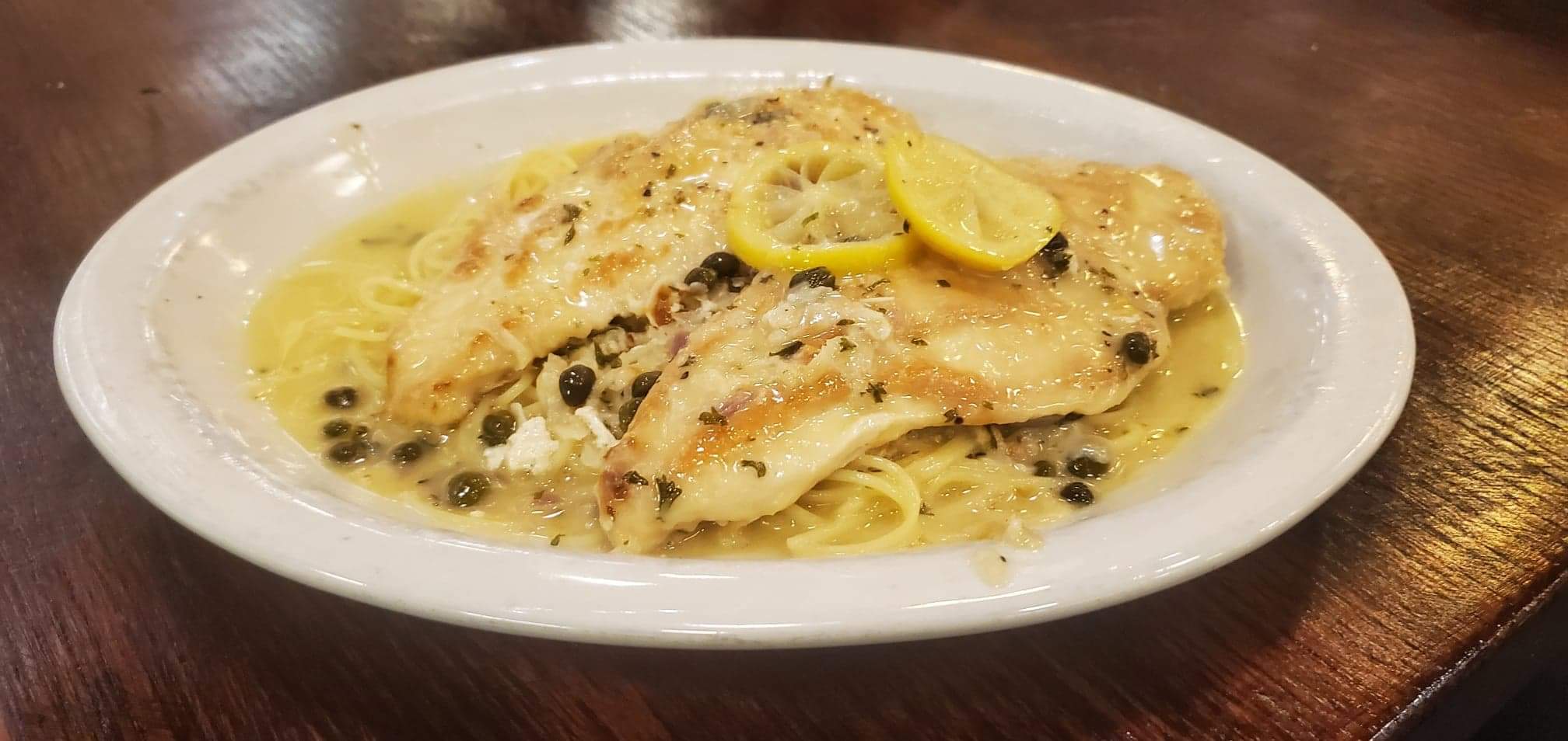 Order Chicken Picatta food online from Italiano store, Pearland on bringmethat.com