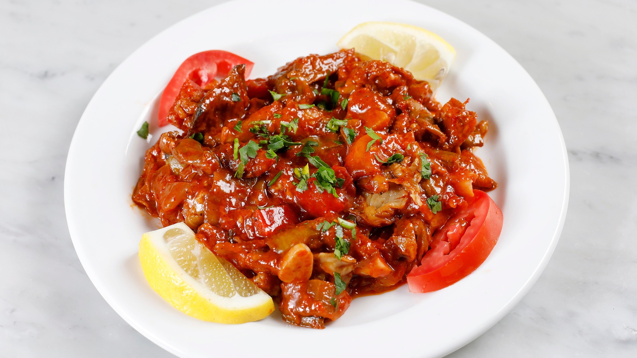 Order Sautéed Eggplant food online from Istanbul Grill store, San Francisco on bringmethat.com