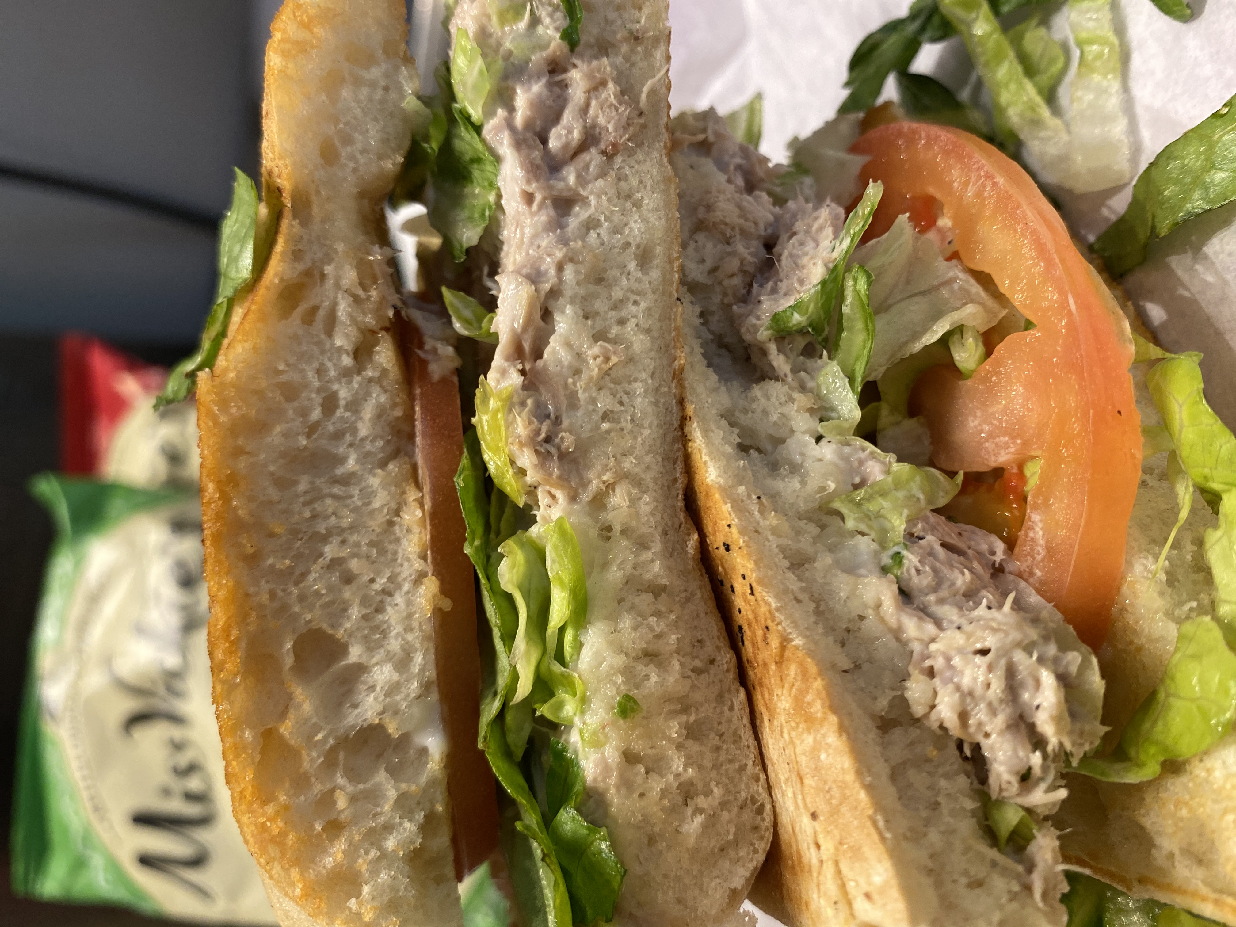 Order Tuna Salad Sandwich food online from Chez Lily Cafe store, Washington on bringmethat.com