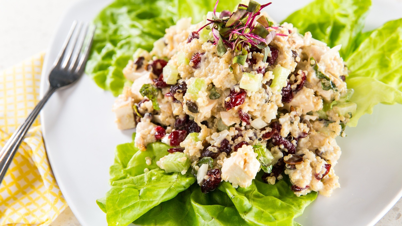 Order Chicken Quinoa Salad food online from Greens and Proteins store, Las Vegas on bringmethat.com