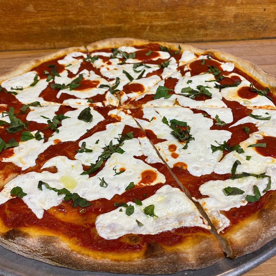 Order Margarita Pizza food online from Toscanas Pizzeria & Restaurant store, Bridgewater on bringmethat.com