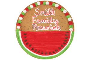 Order Family Reunion-Watermelon Cookie Cake food online from American Deli on Broad St. store, Athens on bringmethat.com