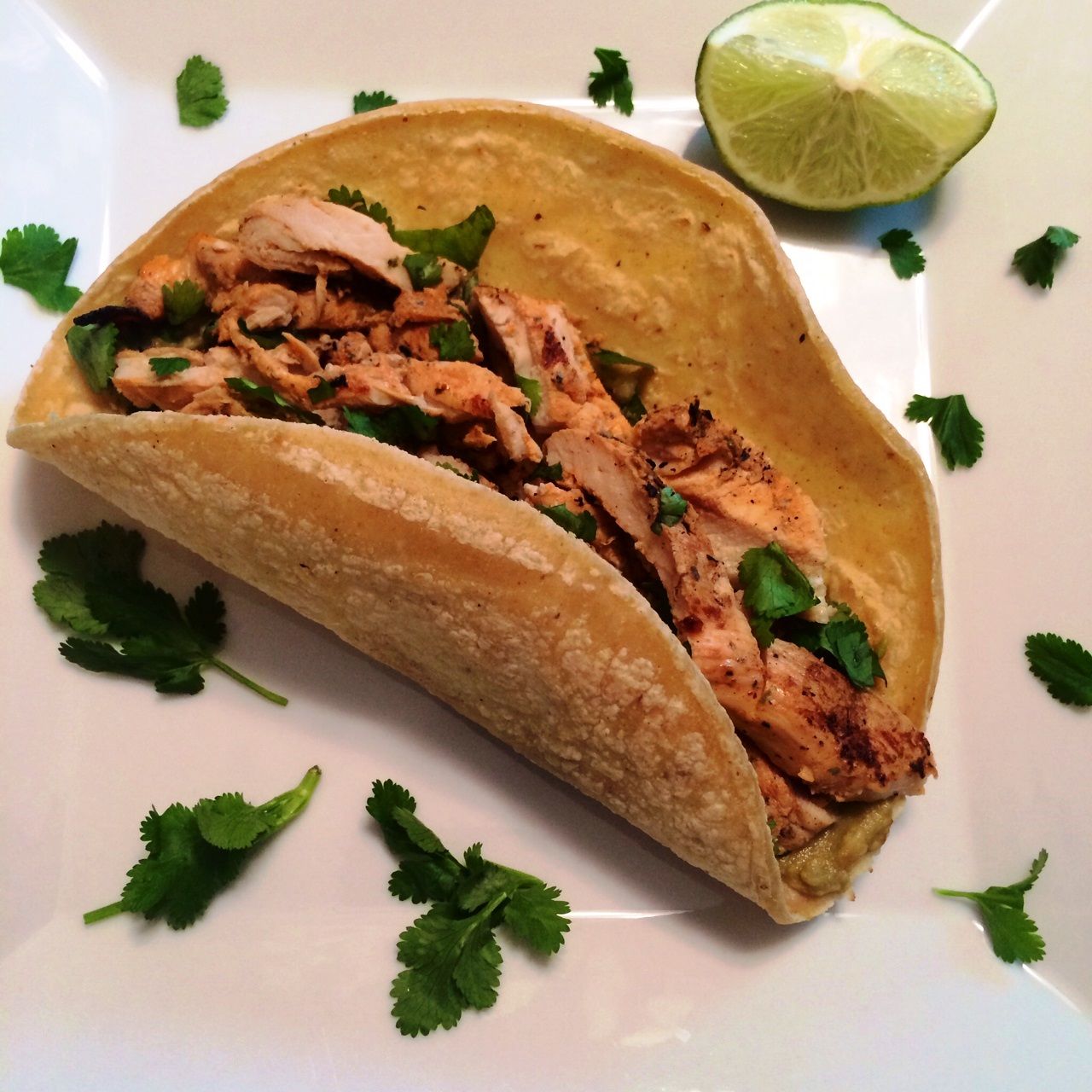 Order Pollo Taco food online from Cesar Tacos store, Fort Worth on bringmethat.com