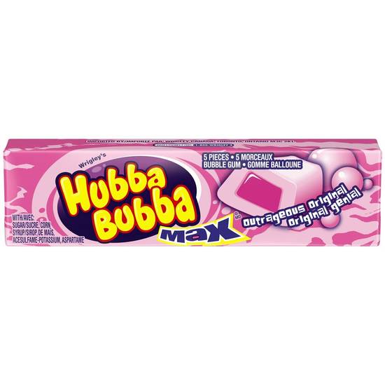 Order Hubba Bubba Max Gum - Outrageous Original food online from IV Deli Mart store, Goleta on bringmethat.com
