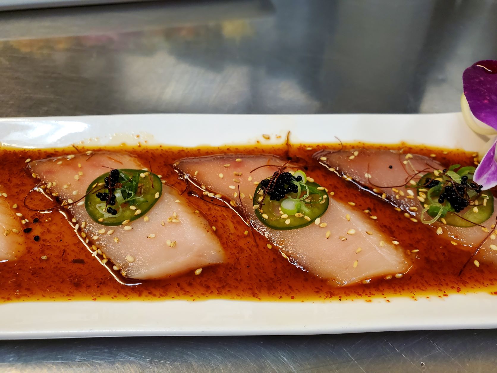 Order Tiradito of Albacore food online from Blue Gingko store, Danville on bringmethat.com