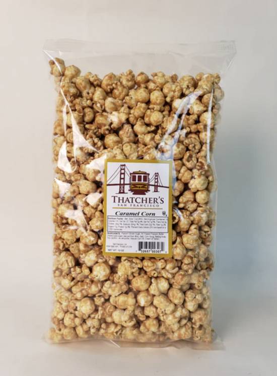 Order Caramel - 12 Oz food online from Thatcher's Special Popcorn store, San Francisco on bringmethat.com