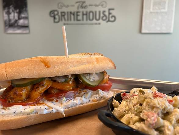 Order Grilled Buffalo Shrimp Po Boy food online from The Brinehouse store, Safety Harbor on bringmethat.com