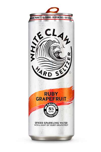 Order White Claw Ruby Grapefruit Hard Seltzer ( 6 PK x 12 OZ CANS  ) food online from Friends Liquor store, San Francisco on bringmethat.com