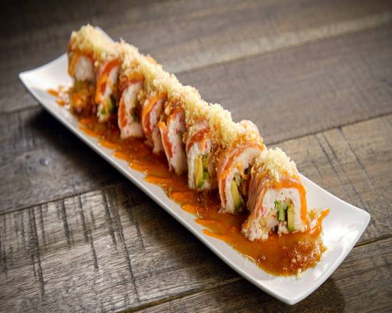 Order Salmon Sensation Roll food online from Hikari Sushi store, Los Angeles on bringmethat.com