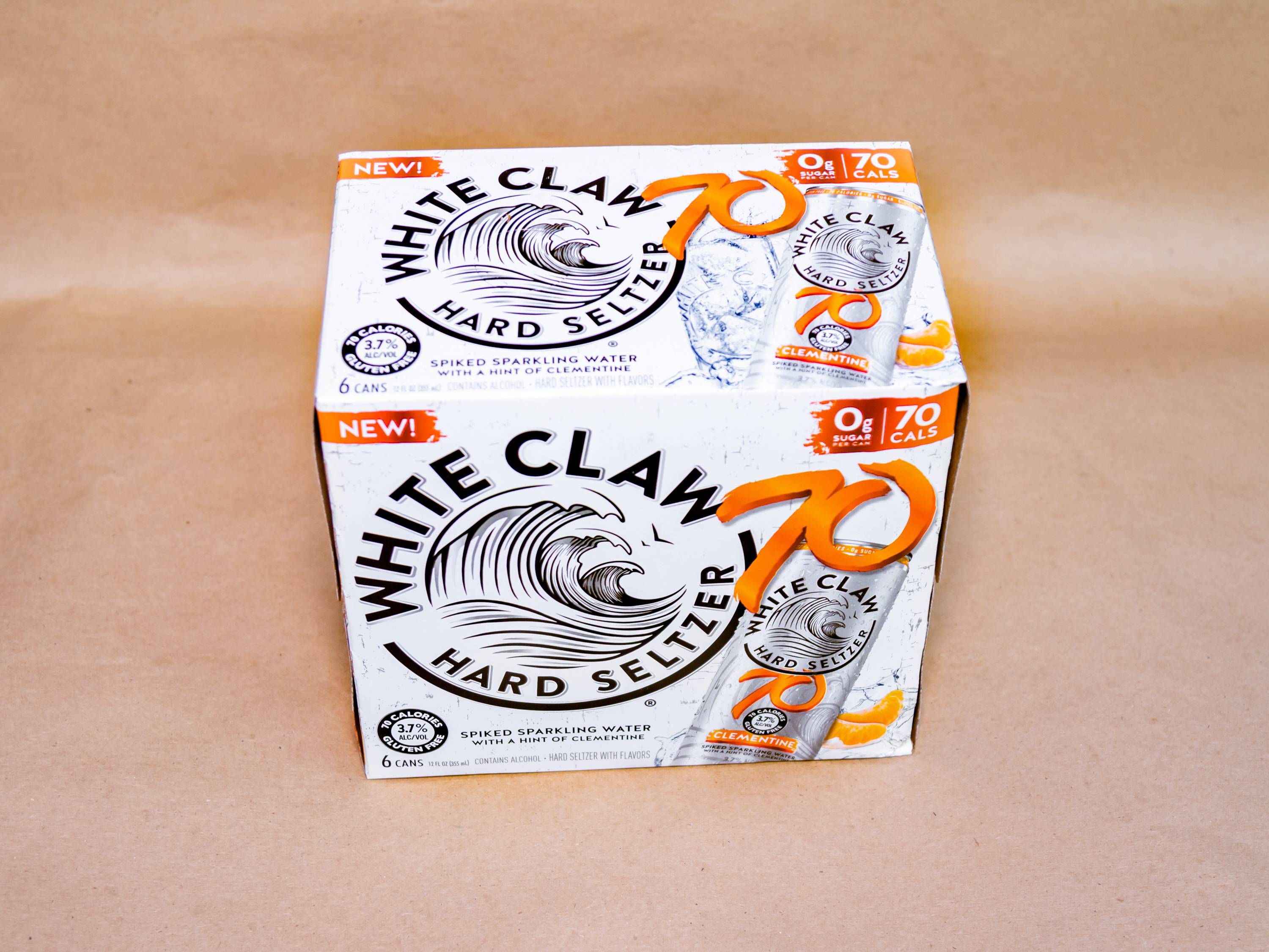 Order 6 Pack Canned Clementine White Claw food online from Blue Moon Beer And Smoke Shop store, Holbrook on bringmethat.com