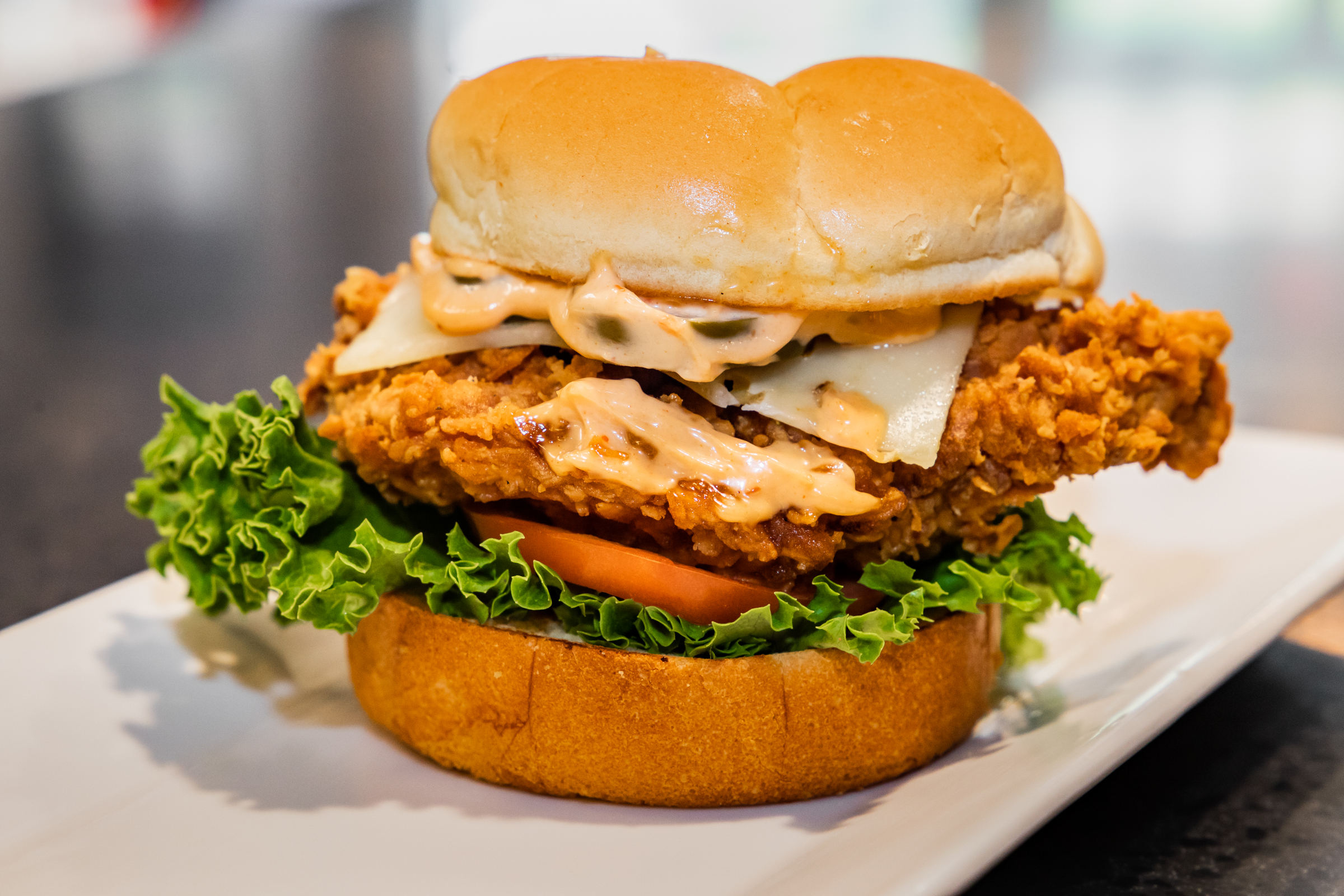 Order Spicy Chipotle Chicken Sandwich food online from Zac's Burger store, Princeton Junction on bringmethat.com
