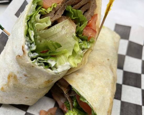 Order Gyro Wrap food online from Garage Bar Willoughby store, Willoughby on bringmethat.com