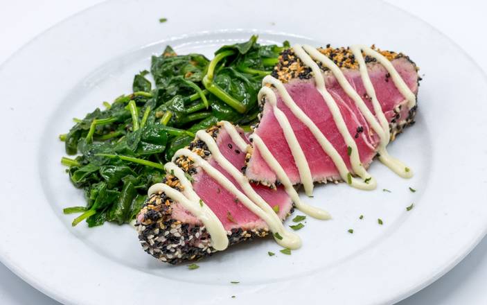 Order Sesame Crusted Tuna food online from Mill Creek Tavern store, Bayville on bringmethat.com