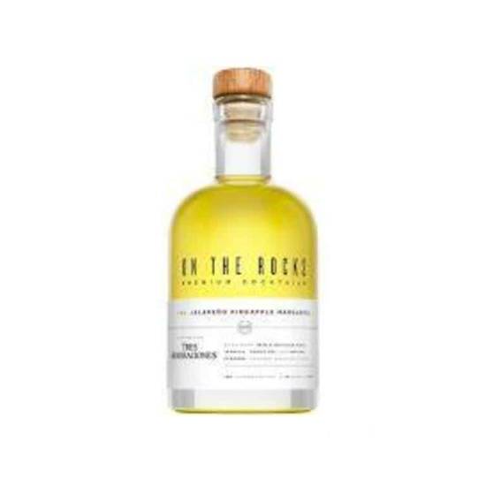 Order On The Rocks - Jalapeno Pineapple Margarita Cocktail 375ml | 20% abv food online from Pink Dot Logan Heights store, San Diego on bringmethat.com