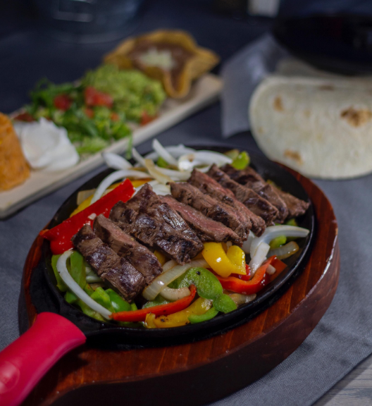 Order Steak Fajitas food online from Los Arcos Mexican Grill store, Palatine on bringmethat.com