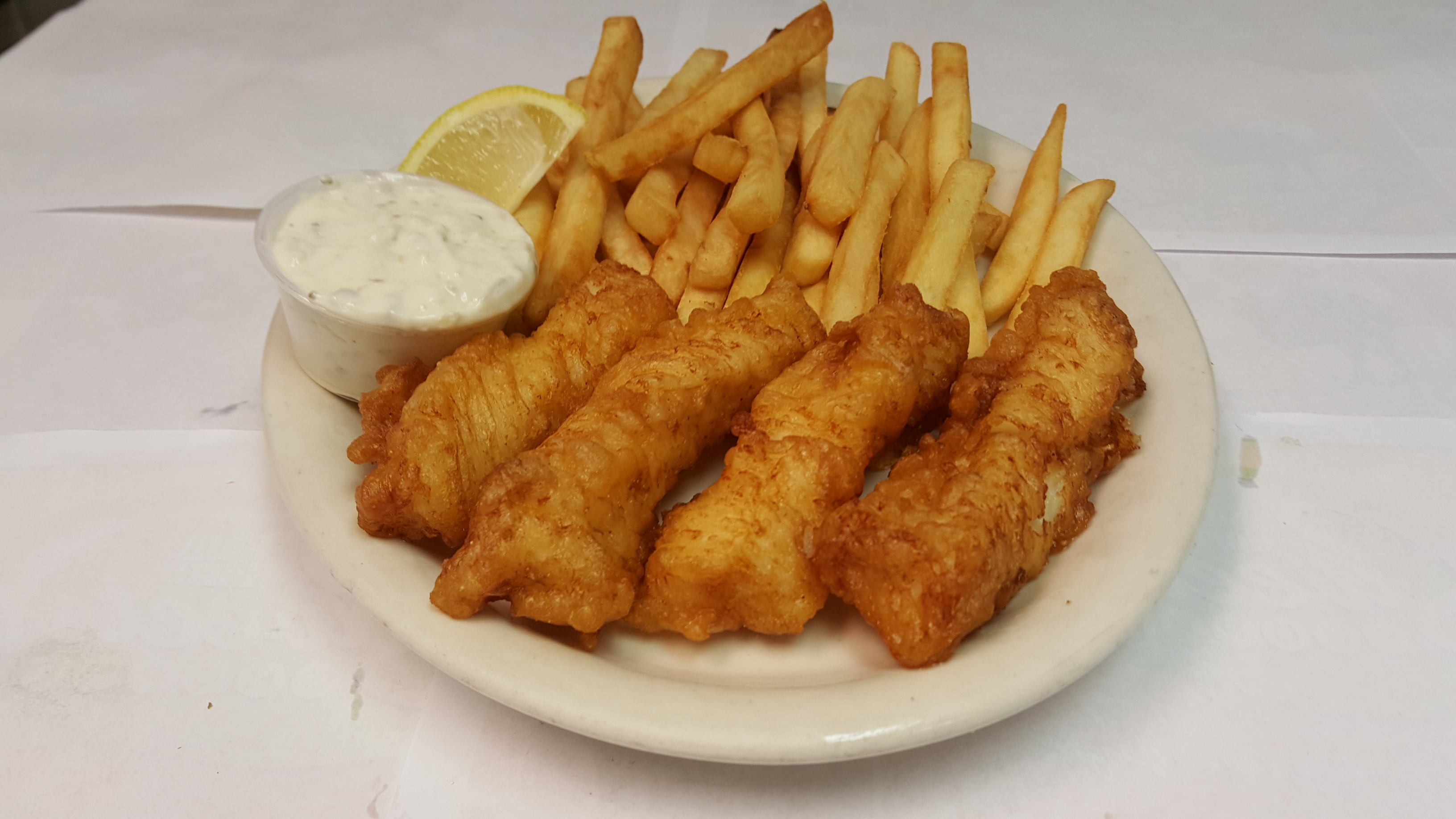 Order Fish and Chips food online from Ram Horn Restaurant store, Taylor on bringmethat.com