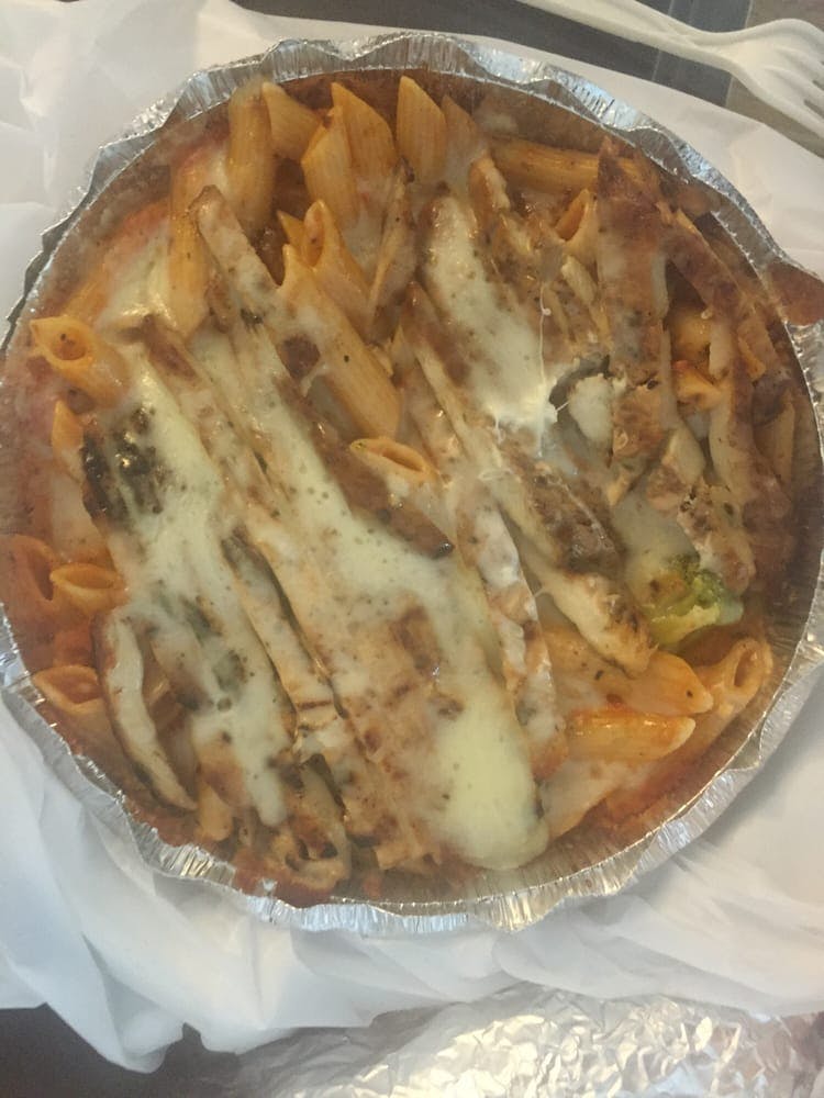 Order Pasta Vodka with Grilled Chicken - Pasta food online from Nonna Lisa Pizza store, North Arlington on bringmethat.com