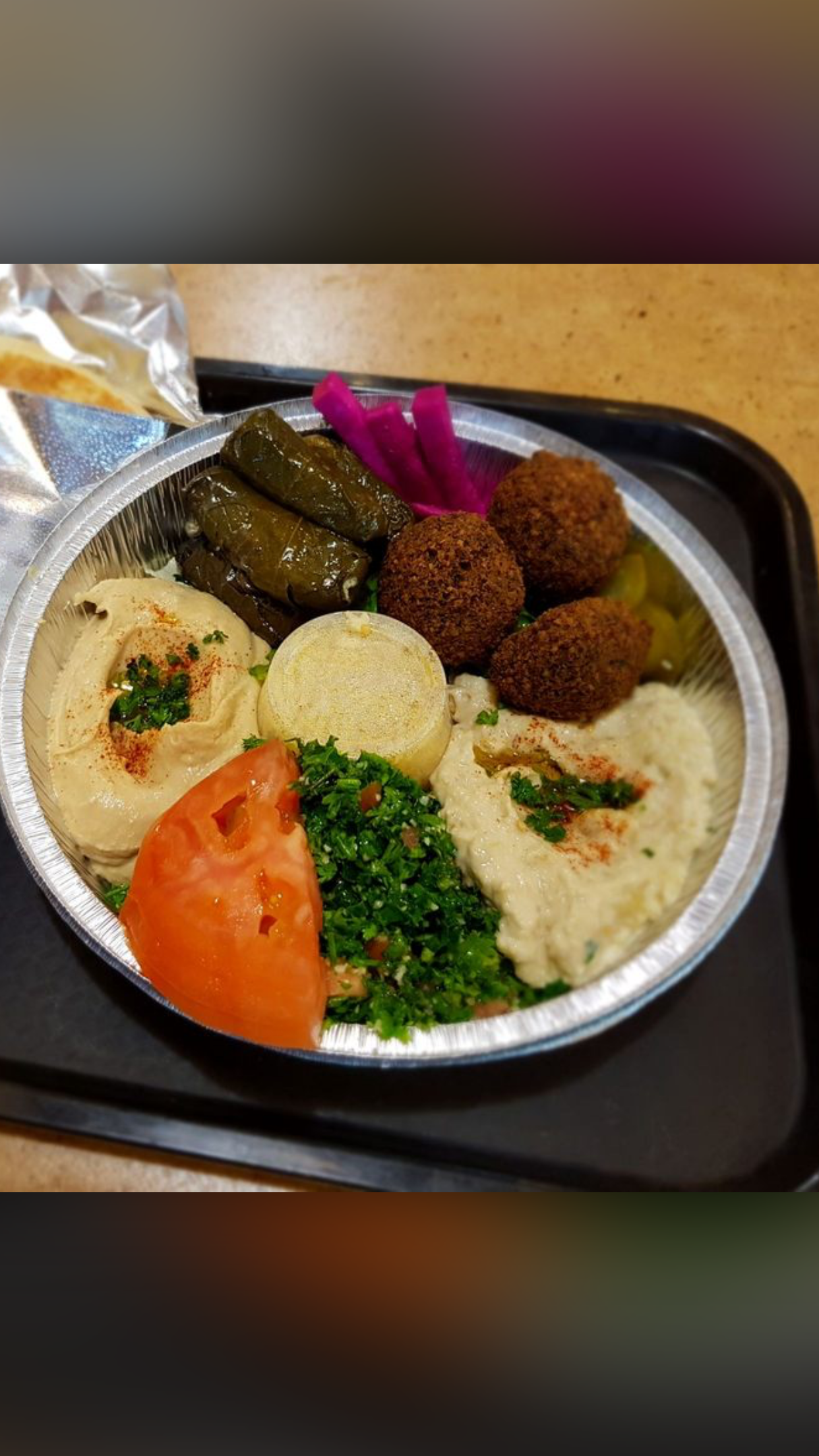 Order Vegetarian Plate food online from Stop-N-GO Gyros store, North Richland Hills on bringmethat.com