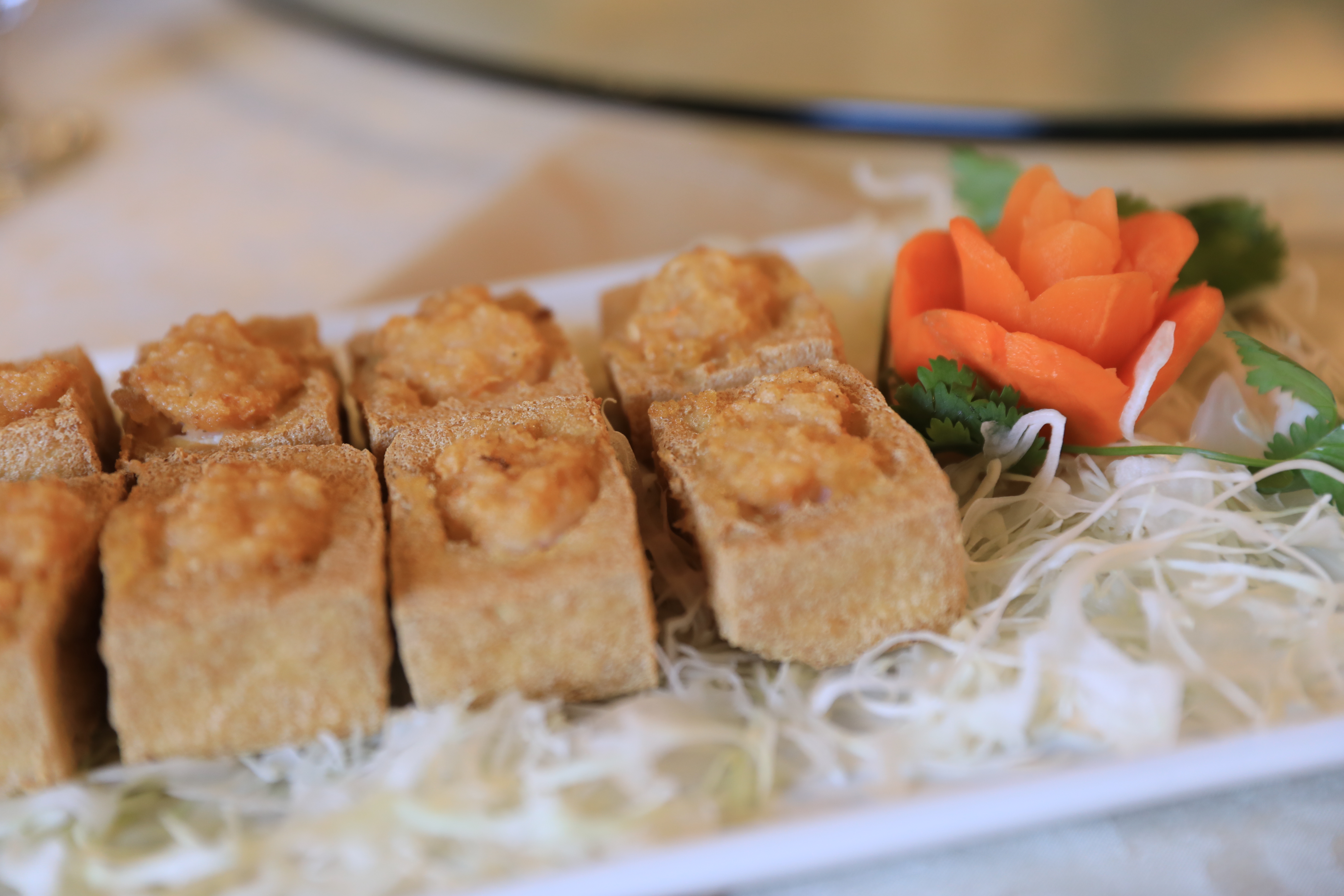 Order Deep Fried Stuffed Tofu food online from Asian Palace store, Philadelphia on bringmethat.com