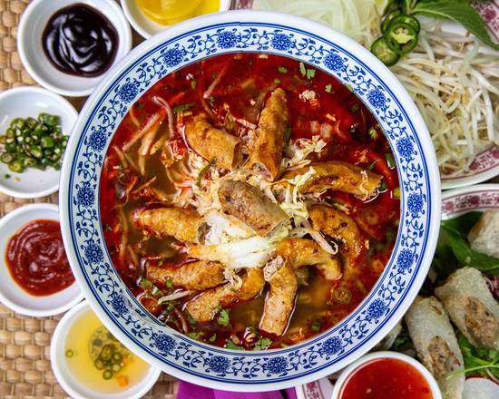 Order SP5 Spicy Intestine(Gop-chang) Pho  food online from Pho420saigon store, Palisades Park on bringmethat.com