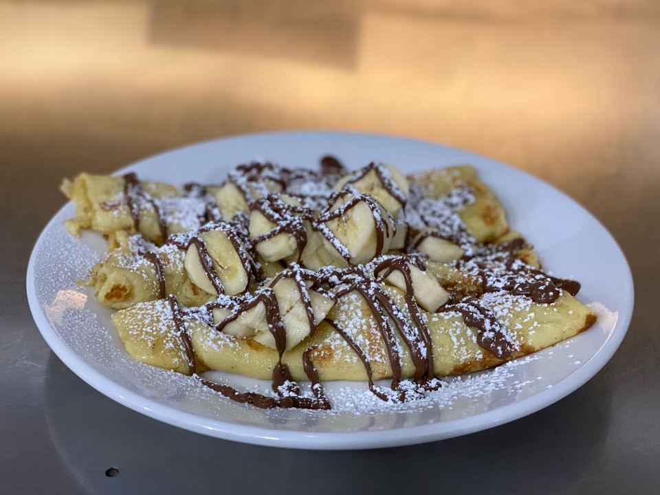 Order NUTELLA BANANA CREPES food online from The Point Pancake House store, Gurnee on bringmethat.com