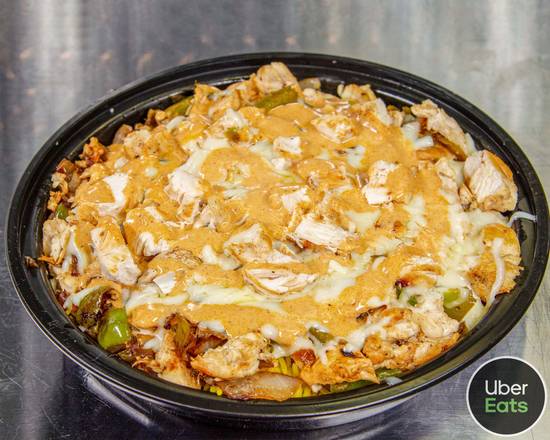 Order Steak, Chicken, or Gyro Rice Bowl food online from Twins Chicken & Seafood store, Kankakee on bringmethat.com