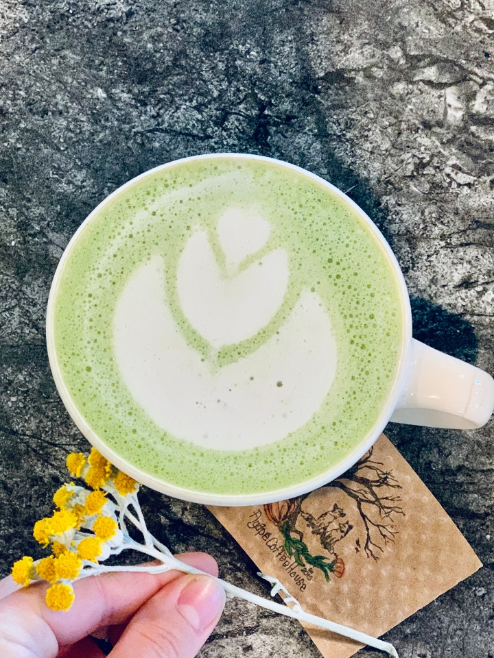 Order Matcha Latte food online from Agape Coffeehouse store, Payette on bringmethat.com