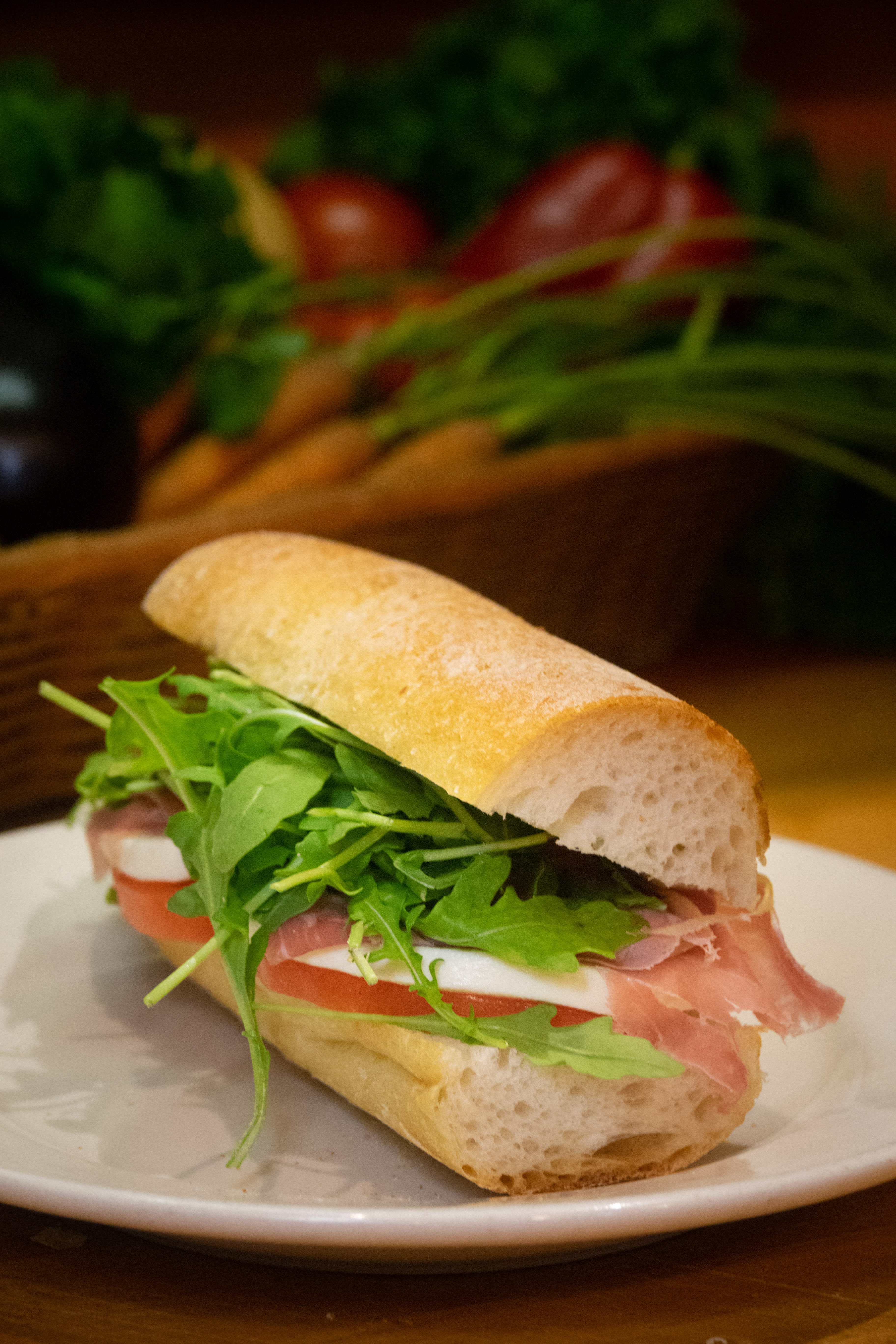 Order 3. Smoked Prosciutto Sandwich food online from Pomodoro ristorante store, New York on bringmethat.com