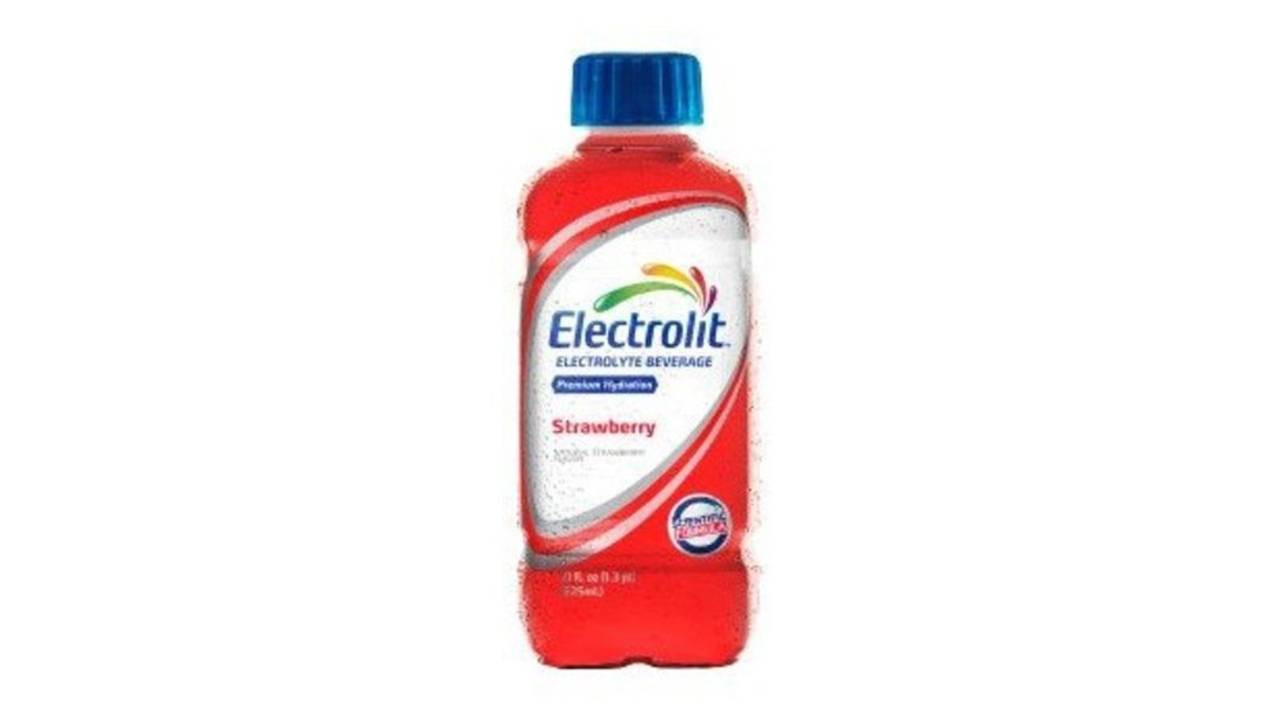 Order Electrolit Electrolyte Beverage Strawberry 16oz Bottle food online from Circus Liquor store, Los Angeles on bringmethat.com