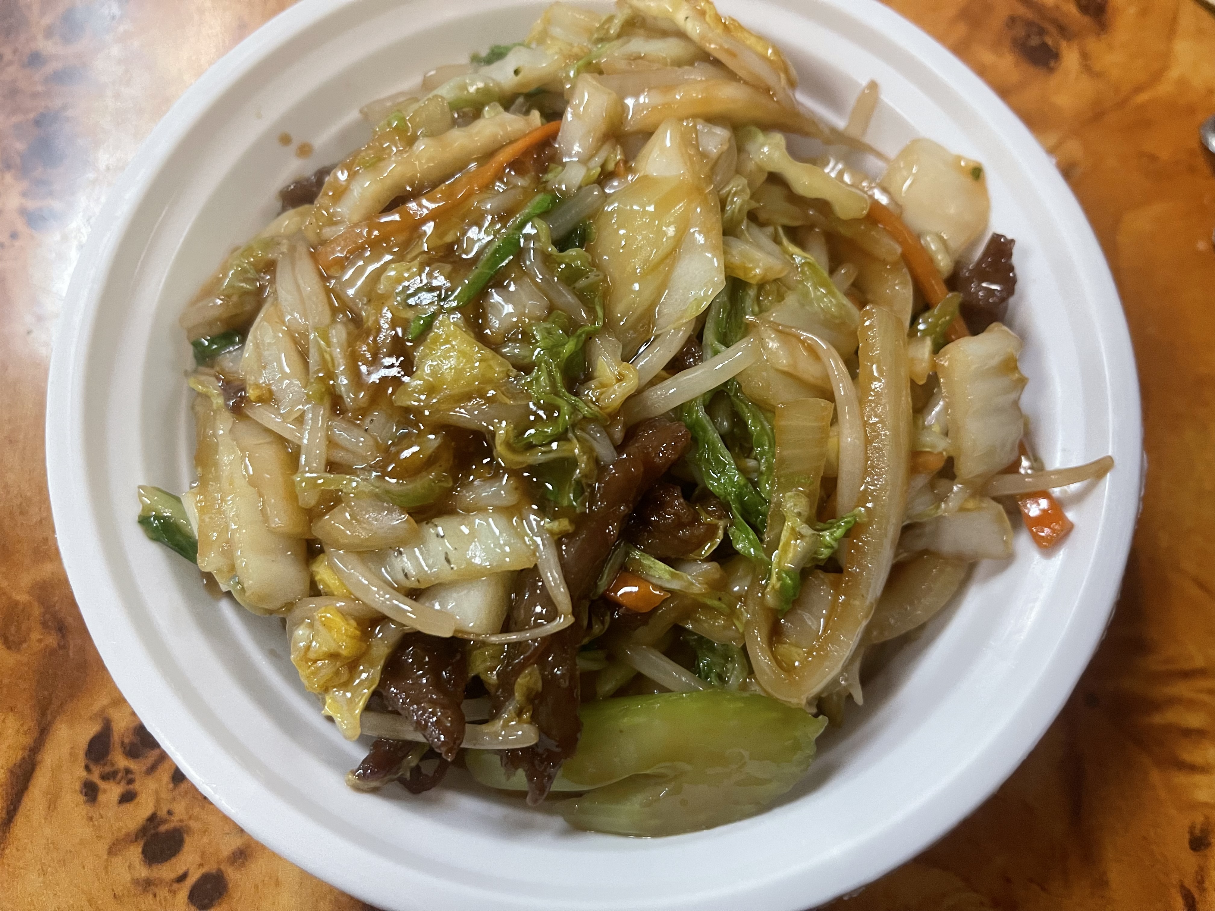 Order 43. Beef Chow Mein food online from China delight store, Brooklyn on bringmethat.com