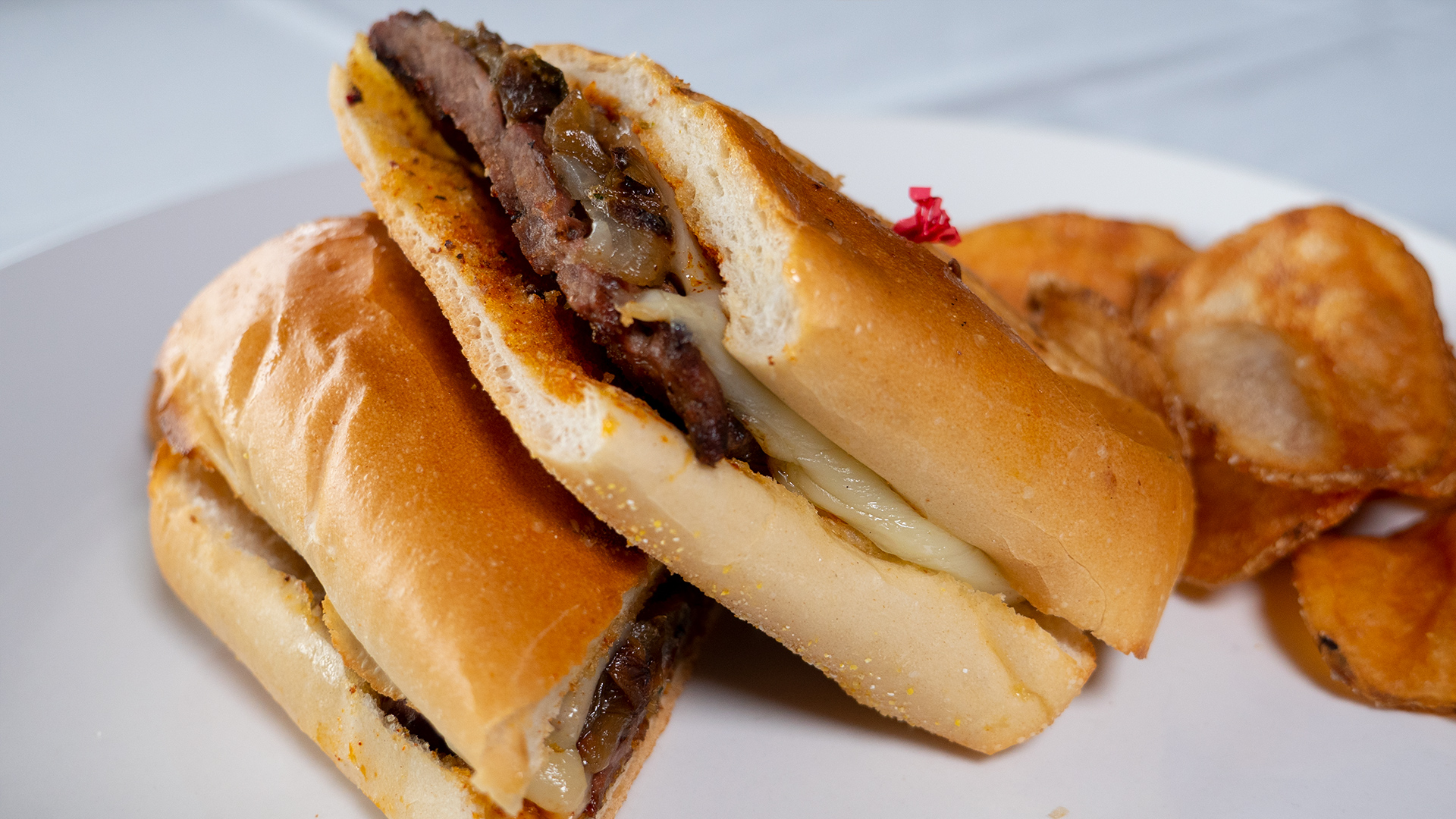 Order Breaded Steak Sandwich food online from Roccovino's store, Orland Park on bringmethat.com