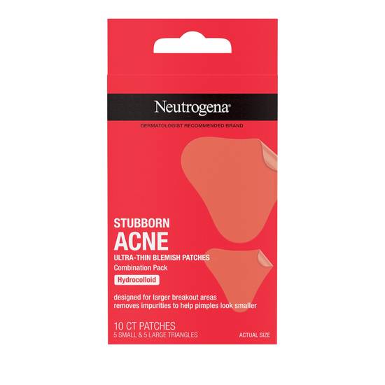 Order Neutrogena Stubborn Acne Blemish Patches, 2 Sizes, 10CT food online from CVS store, INGLEWOOD on bringmethat.com
