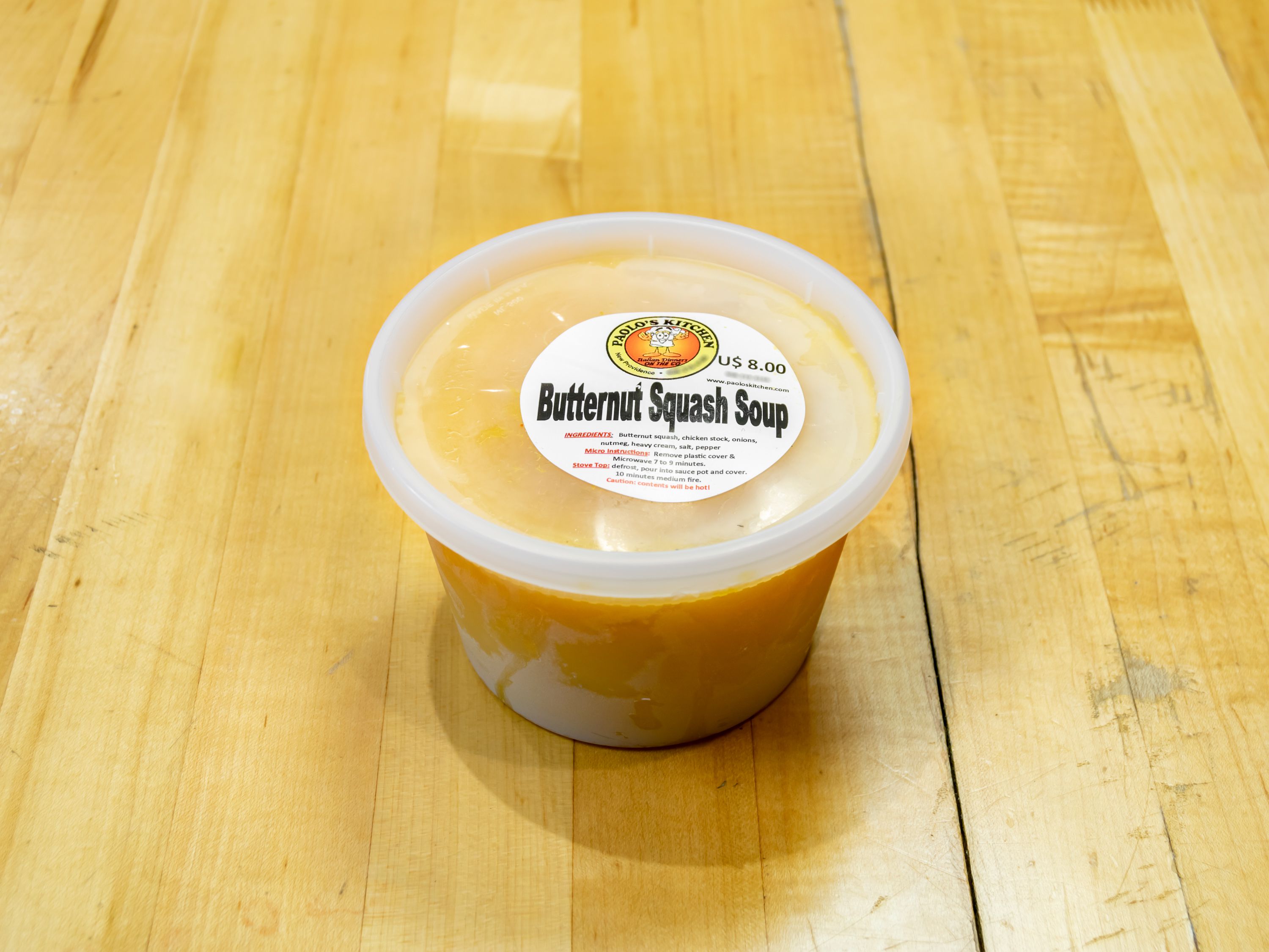 Order Butternut Squash Soup food online from Paolo Kitchen store, New Providence on bringmethat.com