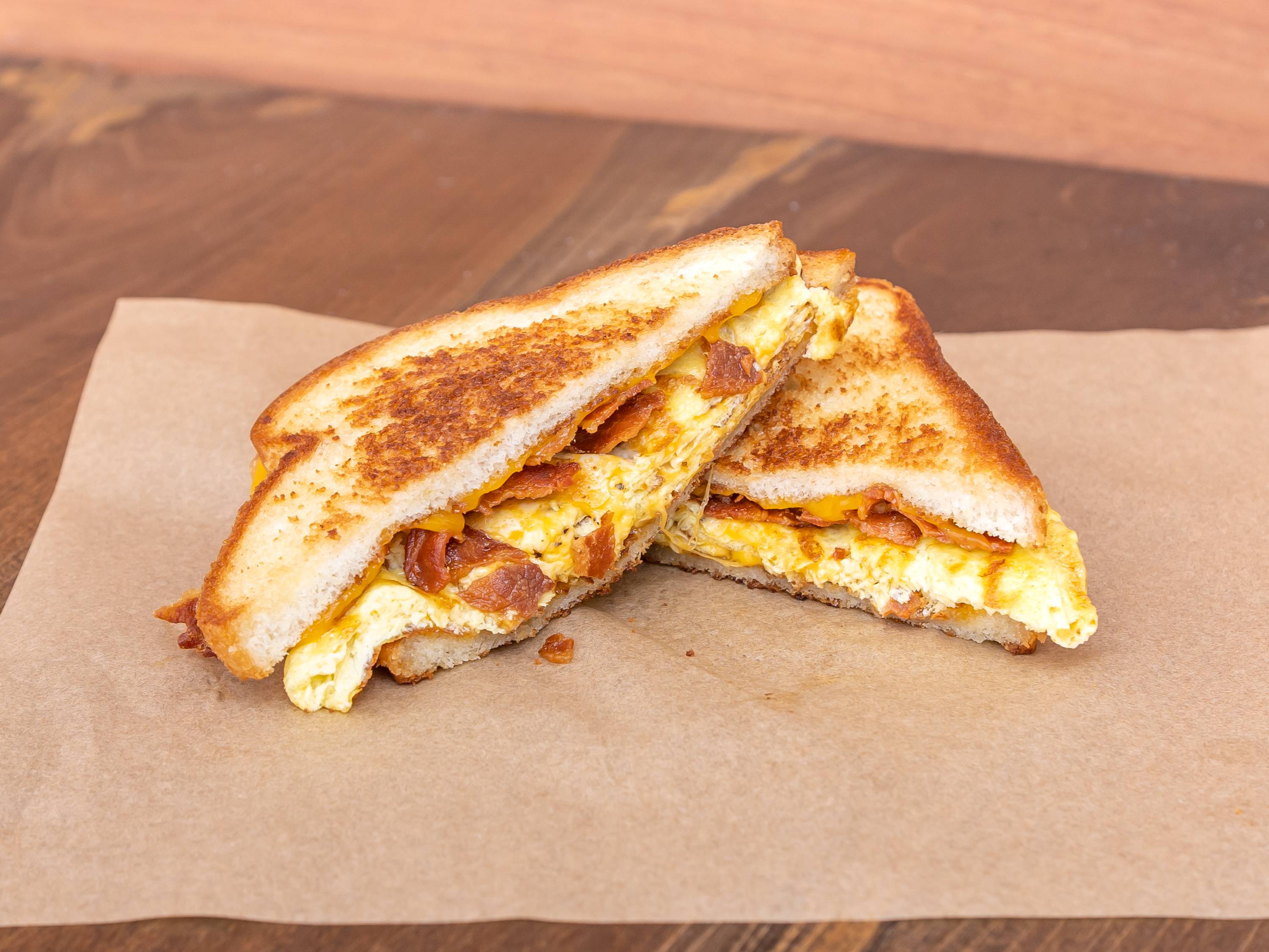Order Burnout Breakfast Sandwich food online from Riera Place store, Redondo Beach on bringmethat.com