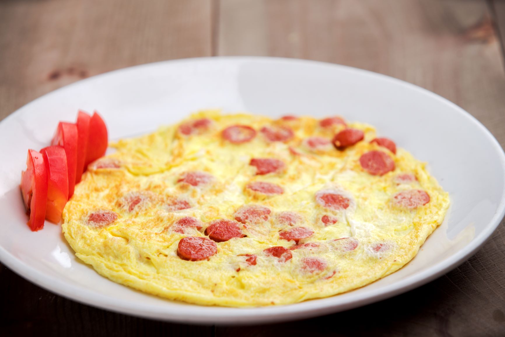 Order Omelette with Sausage food online from Masal Cafe store, Brooklyn on bringmethat.com