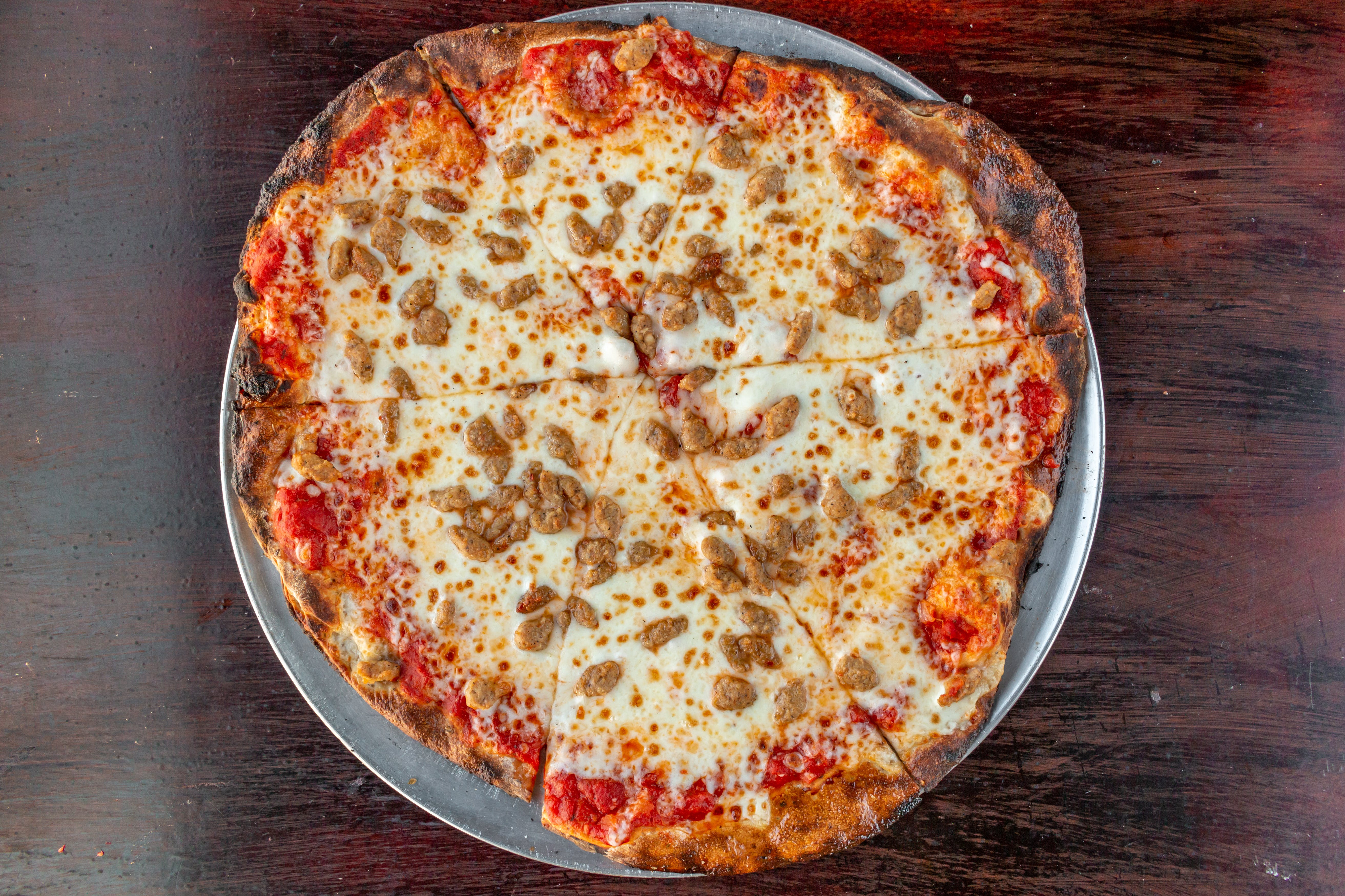 Order Sausage Pizza - 16" food online from Brewability Lab store, Englewood on bringmethat.com