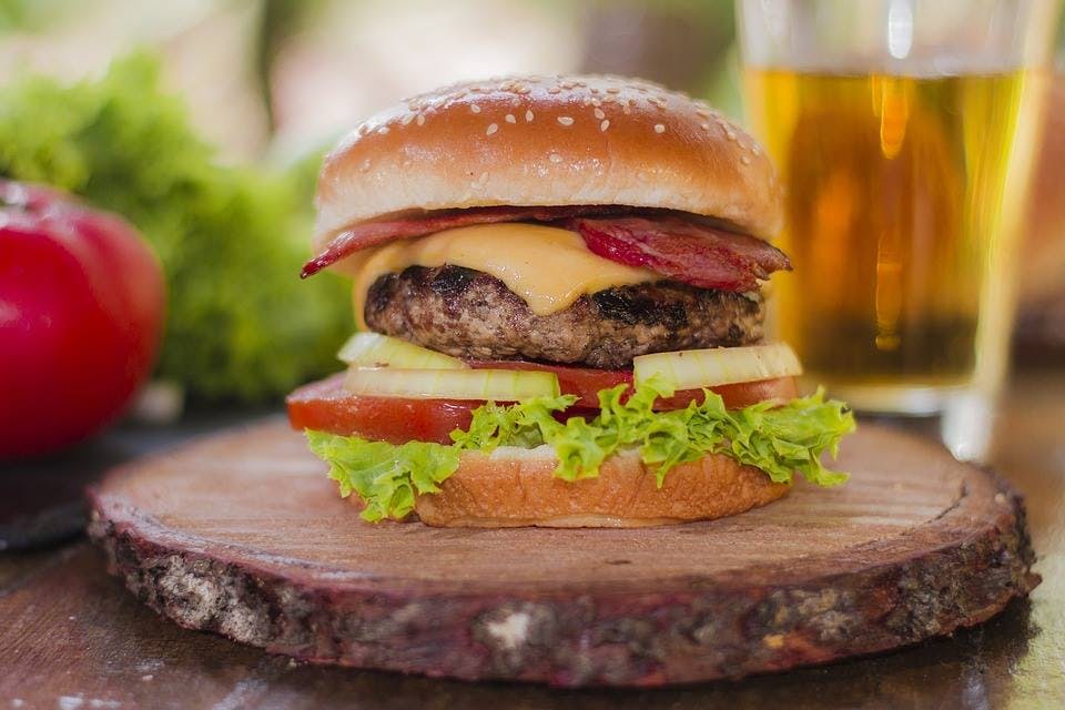Order Bacon Cheese Burger - Burger food online from Zegarellis Restaurant store, Brewster on bringmethat.com