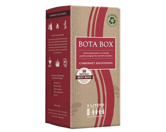 Order Bota box Cabernet sau. 3L wine ( 13.5% abv) food online from Ogden Wine & Spirit store, Naperville on bringmethat.com