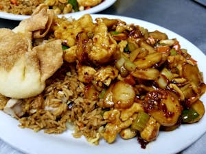 Order L07. Kung Pao Chicken food online from China Restaurant store, Roseville on bringmethat.com
