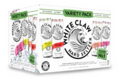 Order  White Claw Hard Seltzer Variety Pack No. 1 | 12 x 12 oz Cans food online from Maple Mart store, Los Angeles on bringmethat.com