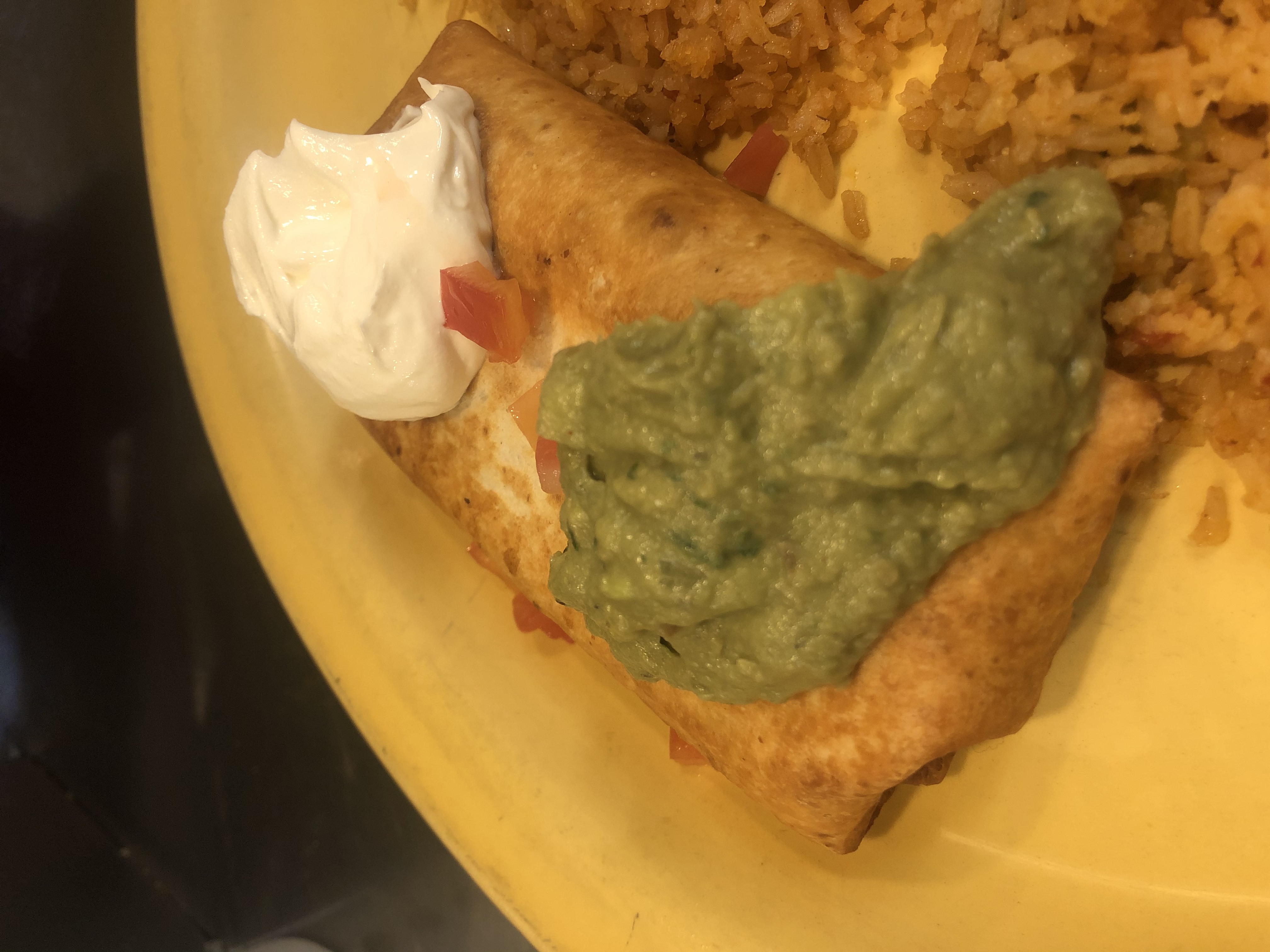 Order Chimichanga (not a combo) food online from Los Dos Amigos Hacienda store, Albany on bringmethat.com