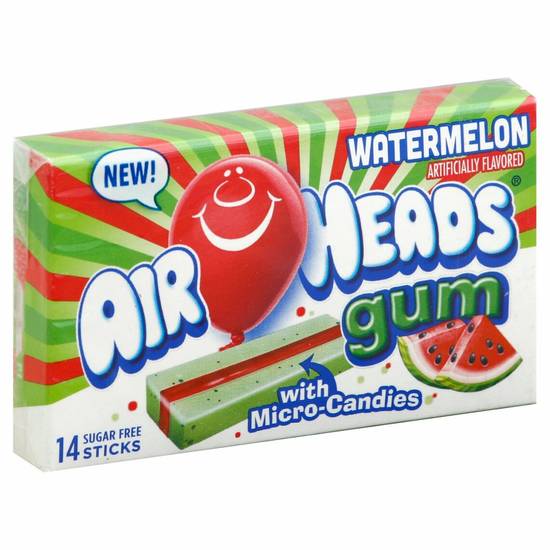 Order Airheads Gum - Watermelon food online from IV Deli Mart store, Goleta on bringmethat.com