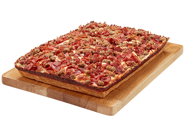 Order All Meat Pizza - Small 10" (6 Slices) food online from Papa's Pizza To Go store, Hiawassee on bringmethat.com