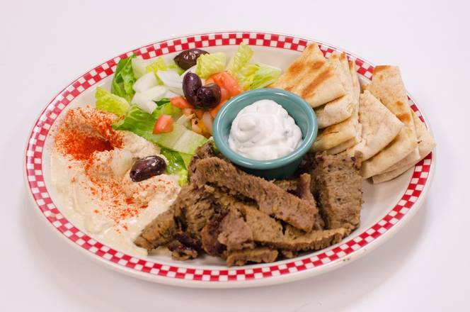 Order GYRO PLATE food online from Ze's Diner store, Woodbury on bringmethat.com
