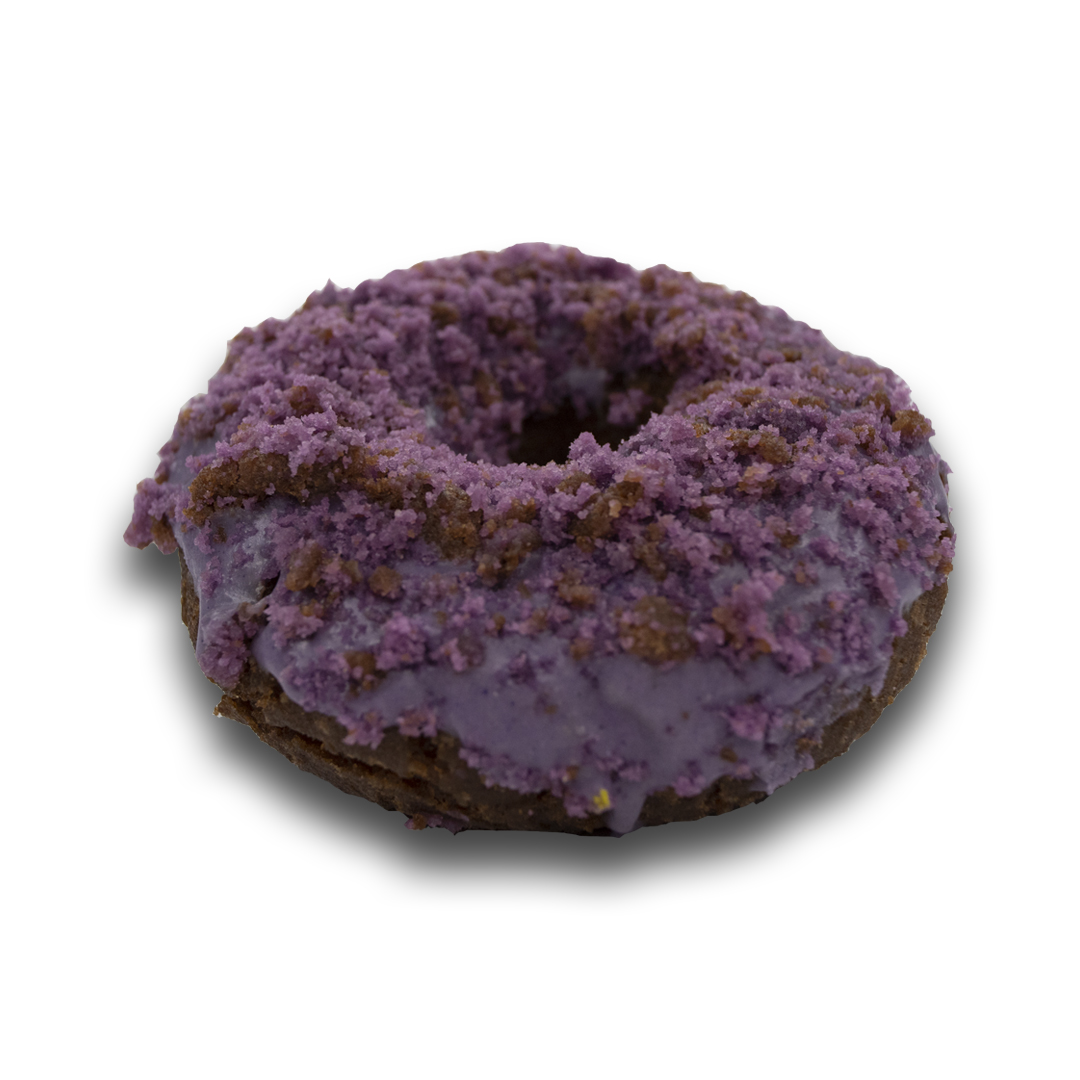 Order Original Ube Purple Crumb Cake Donut food online from Dk Secret Sandwich Shop store, Santa Monica on bringmethat.com