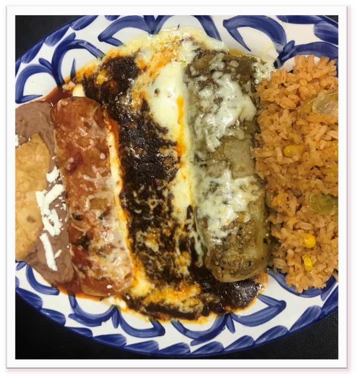 Order Trio Enchiladas food online from Casa Bonita store, Libertyville on bringmethat.com