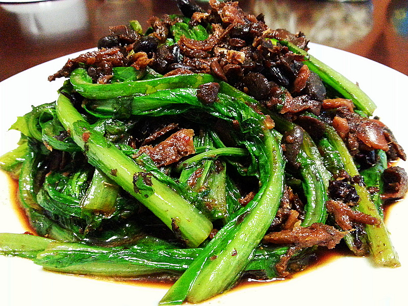 Order Sauteed Lettuce with Dry Fish豆豉鲮鱼油麦菜 food online from Frice store, Riverside on bringmethat.com