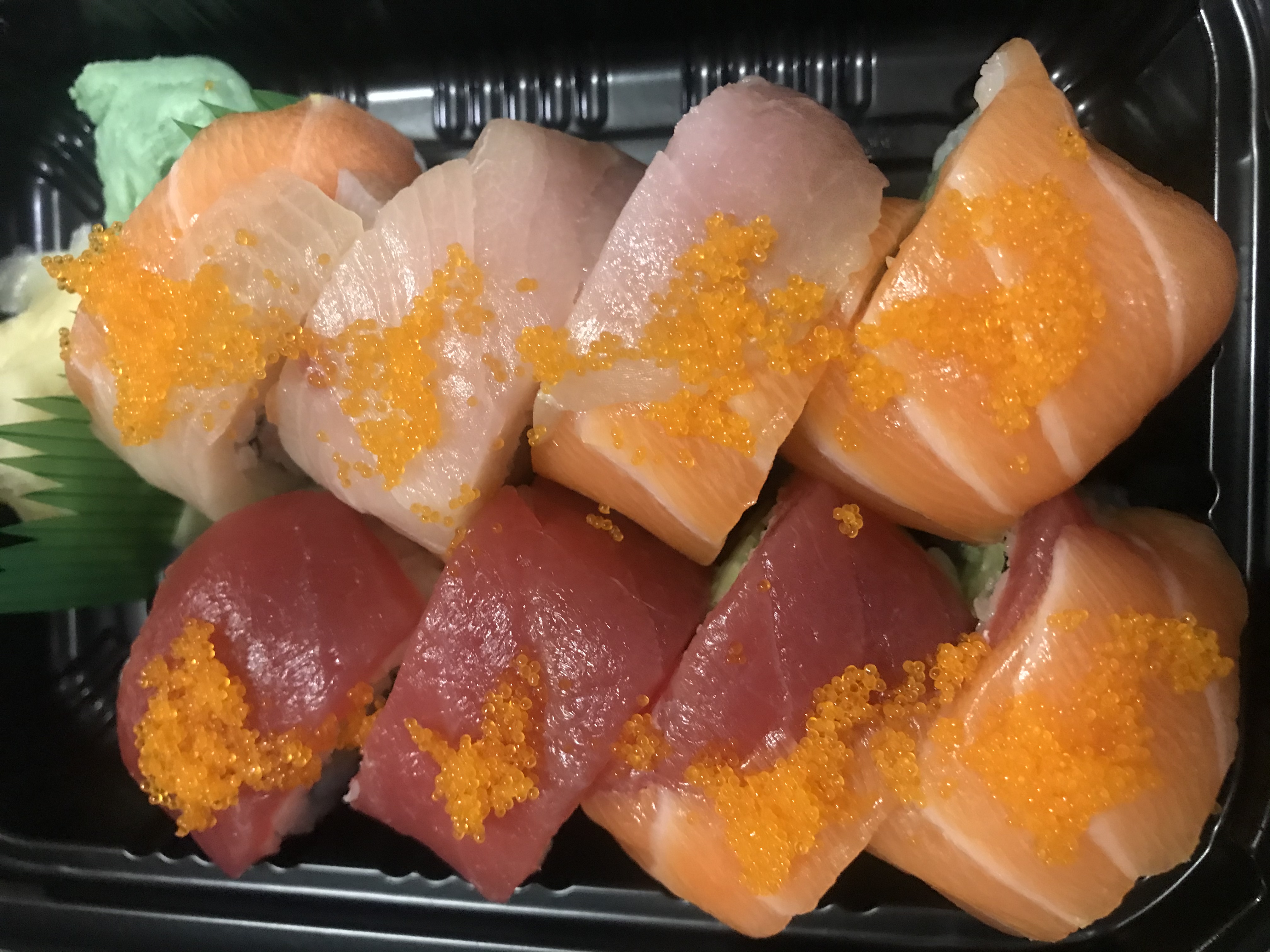 Order 60. Rainbow Roll food online from Abace sushi store, New York on bringmethat.com