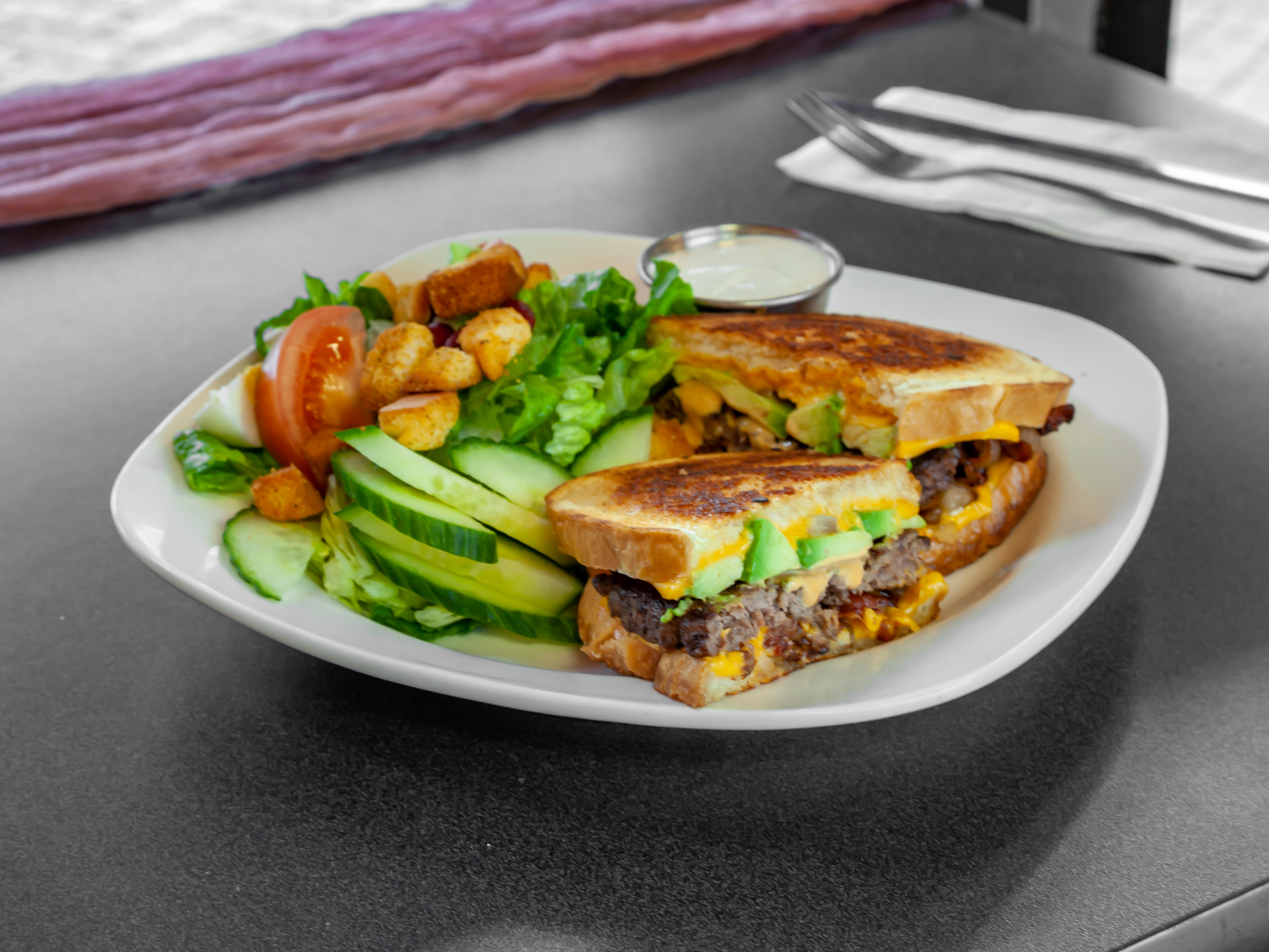 Order California Patty Melt food online from Emil's Burger and Breakfast store, Oakland on bringmethat.com