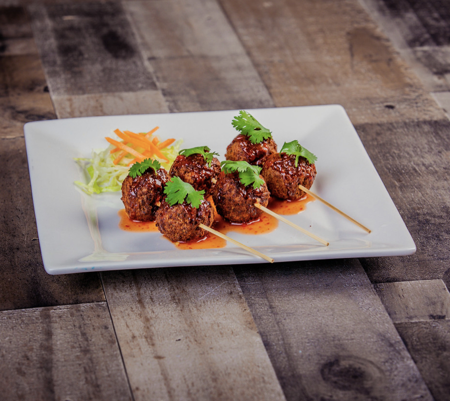 Order Meat Balls with Chili Sauce food online from Clifton thai restaurant store, Clifton on bringmethat.com